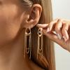 Elegant Long Fringe Ear Clips with Clip On Feature Pendant Earrings Suitable for Easy Wear Versatile Fashion Accessory