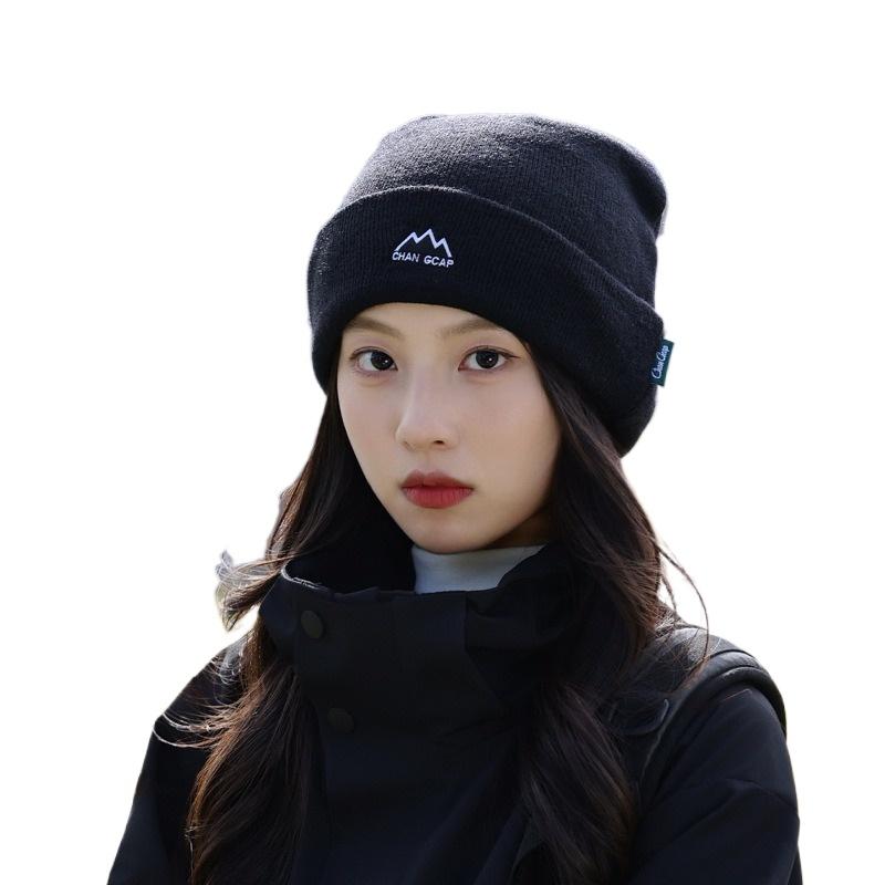 Xl Size Knitted Beanie For Women With Big Head Warm Winter Slouchy Hat Ear Flap Cap Fashion Casual Outdoor