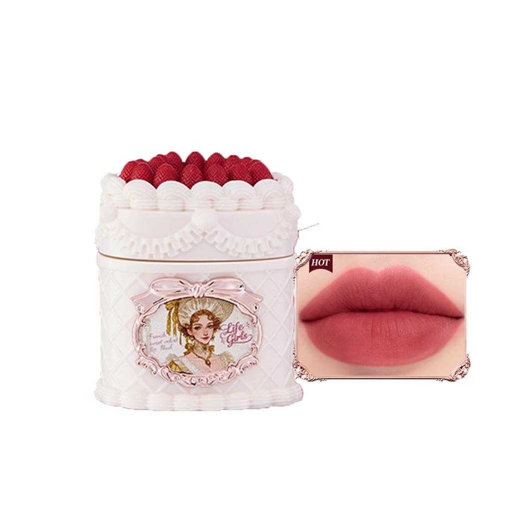 Lip Mud Matte Lipstick Mousse Texture High High Color Retro - - Long-lasting, Non-drying, Lightweight, Adhesion, Fluffy, Intensity, Stain-resistant,