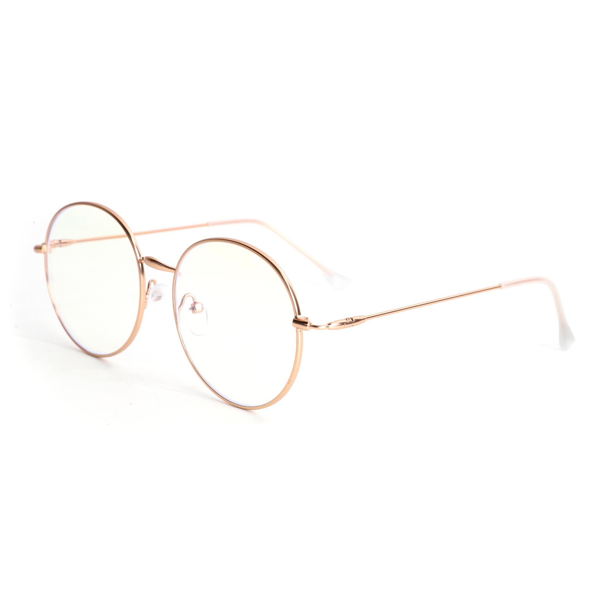 

Металлическая большая оправа круглая плоская зеркальная Xiaoqing ретро анти-синие очки могут быть оснащены оправой очков для близорукости 3068