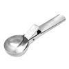 Stainless Steel Ice Cream Scoop with Easy Release Trigger Mechanism Durable Solid Handle for Consistent Scooping and Serving Kitchen Tool