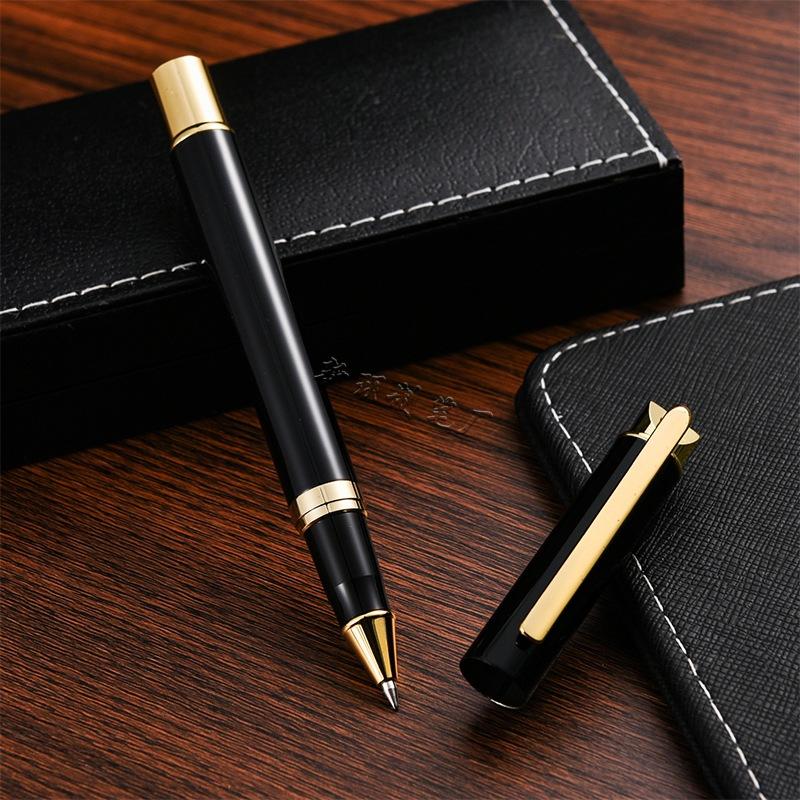 Black Metal Orb Pen, Signature Pen, Business Meeting Gift Pen, Advertising Pen, Neutral Pen Plus