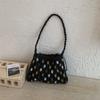 2026 New Summer Boho Handmade Macrame Woven Bag for Women Hollow Out Colorful Beaded Shoulder Bag for Beach Vacation Daily Use