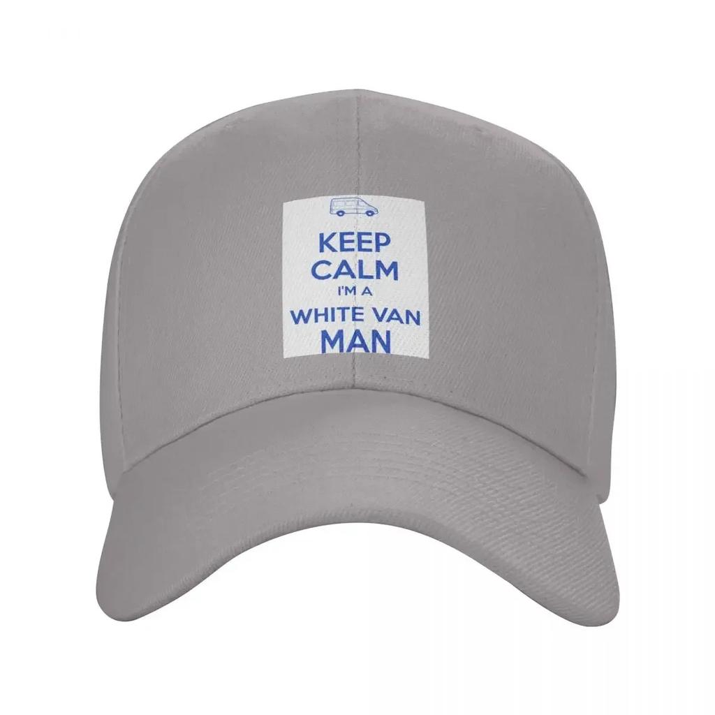 Keep calm Im a white van Unisex Baseball Cap party Hat Snap Back Hat Unisex hat Luxury Unisex Sun Hats For Women Unisexs