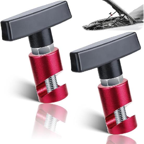 2 PCS Car Hood Prop Struts Clamp, Hood Strut Clamp, Car Lift Support Retaining Clip, 0.43 Inch Hood Lift Support Clip For Car, Automotive Tools For