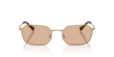 [ARMANI EXCHANGE] Armani Exchange Sunglasses Matte Pale Gold Brown 54mm 61217354 0AX2056S