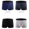 4pcs Large Men's Underwear Flat Corner Underwear High Elasticity and Comfortable Underwear Boxer Brief