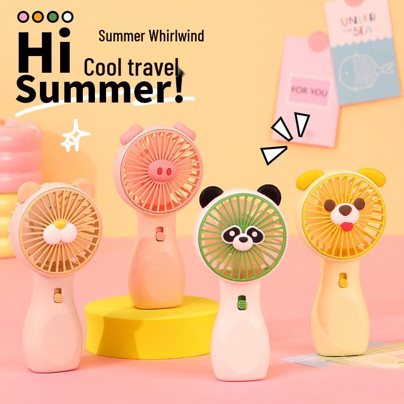 LINGPAN Portable Mini USB Rechargeable Fan - 5 Pack