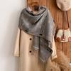New Design Little Bee Pattern Scarves for Women Warm Winter Pashmina Print Scarf Shawl Female Thick Blanket Wraps Foulard