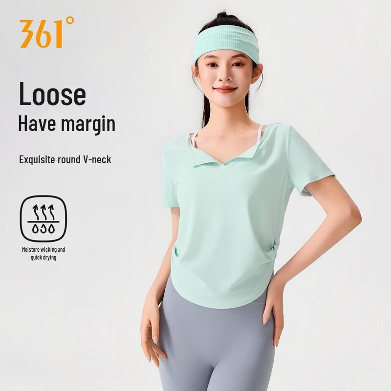 361° Women s Yoga Fitness Quick-Dry T-Shirt L