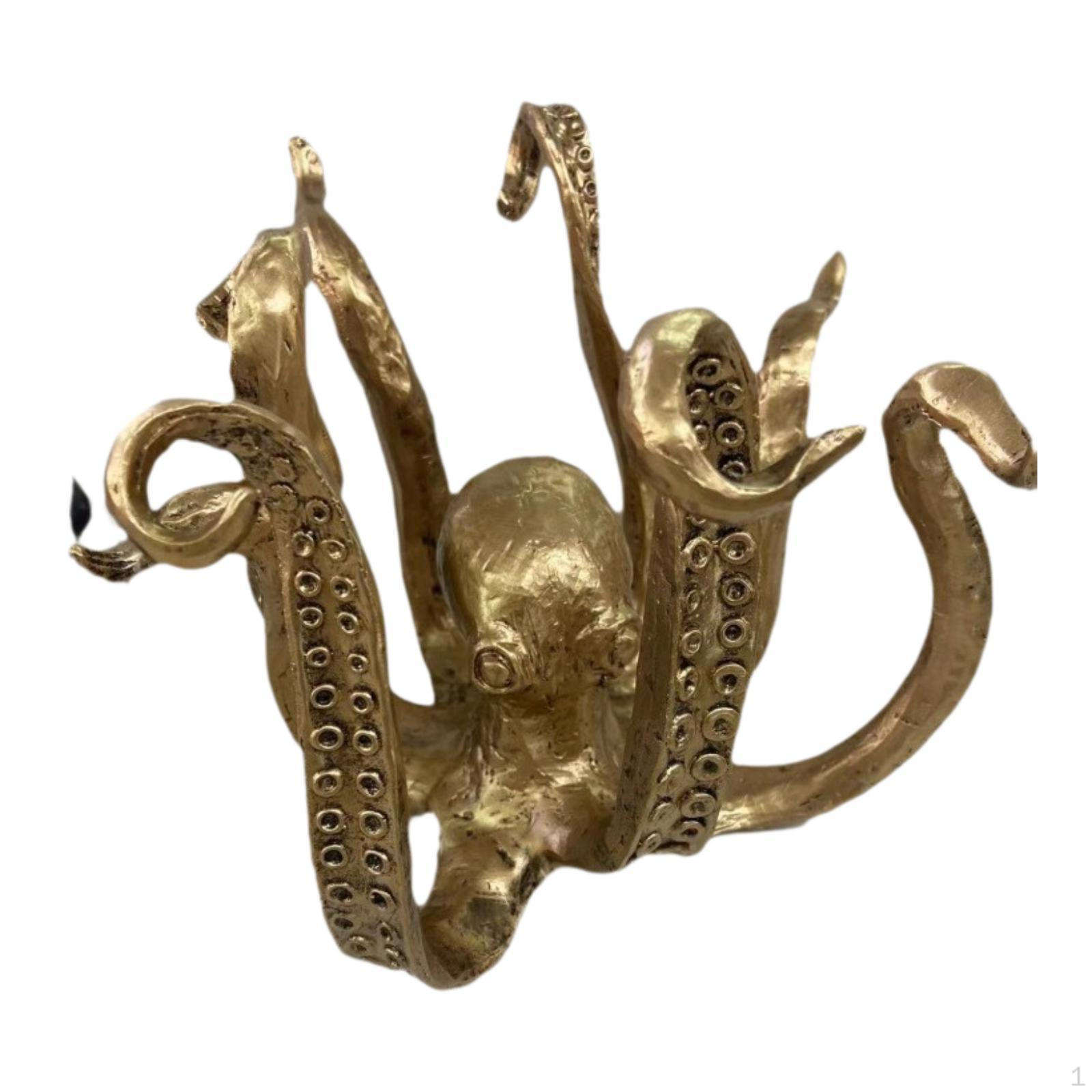 

Морская фигурка, декоративная имитация художественных промыслов, Коллекционная статуя морского животного для жизни в книжном шкафу золотой