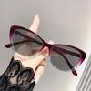 Retro Cat-Eye Small-Frame Myopia Glasses with UV Protection Gradient-Tinted Frames Women's INS Style Shades Eyewear Men Goggles