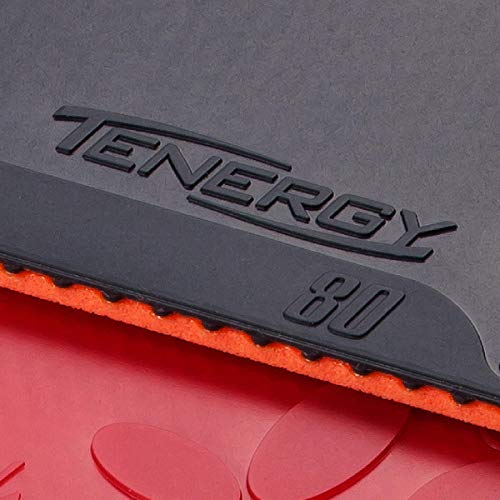 Butterfly Tenergy 80 Table Tennis Rubber, 05930, Red, Extra Thick