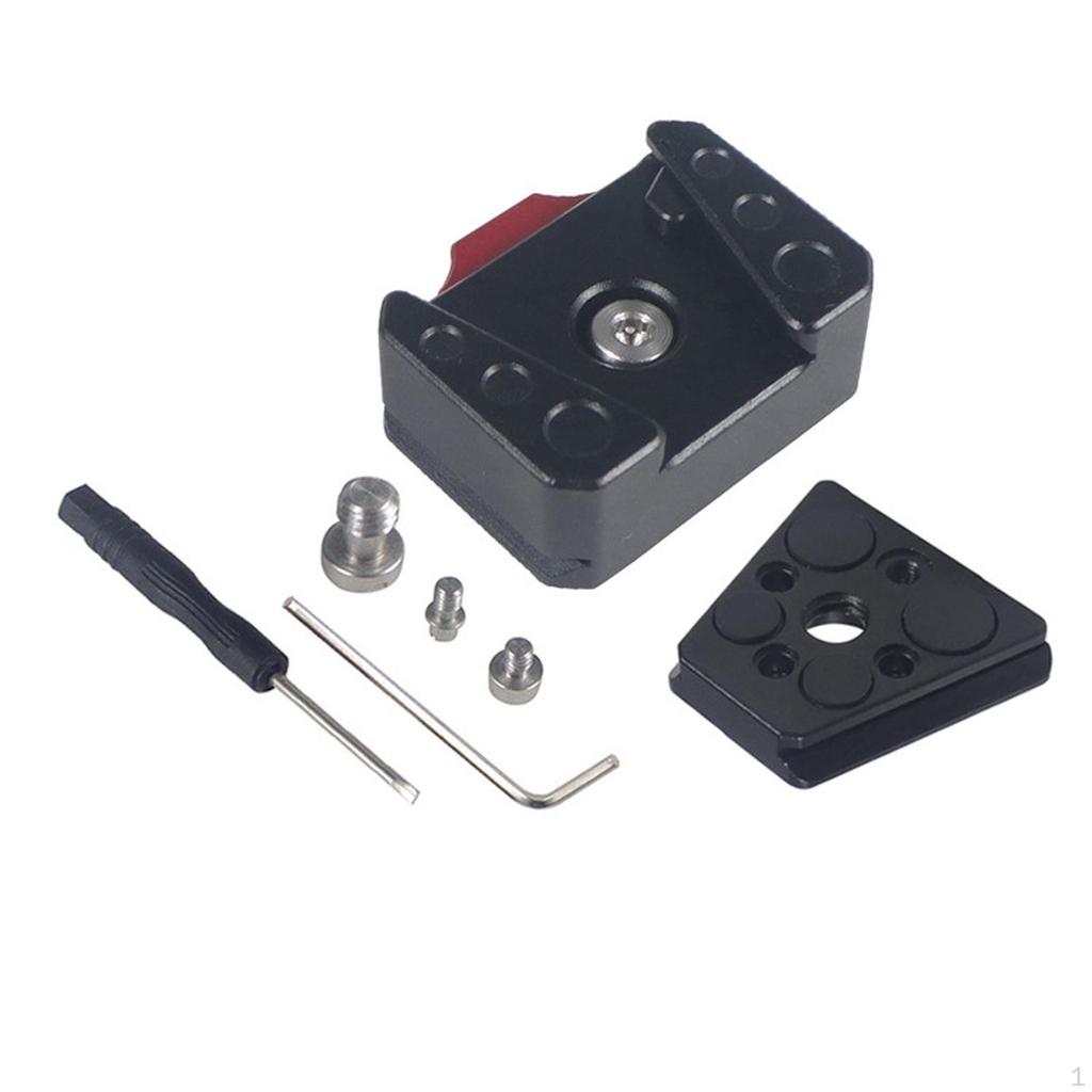 Quick Release Clamp Plate Camera Mount Adapter Heavy Duty Equipment Replacement