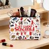 Vriendschap Make-up Tas Cadeaus Inspirerende Quote Make-up Pouch Vrouwen Make-up Organizer Etui Vriendschapscadeau voor BFF Zus Beste Vriendin