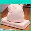 Capybara Cartoon Plush Toy Pillow Blanket Combo Convenient Multi Doll Functional