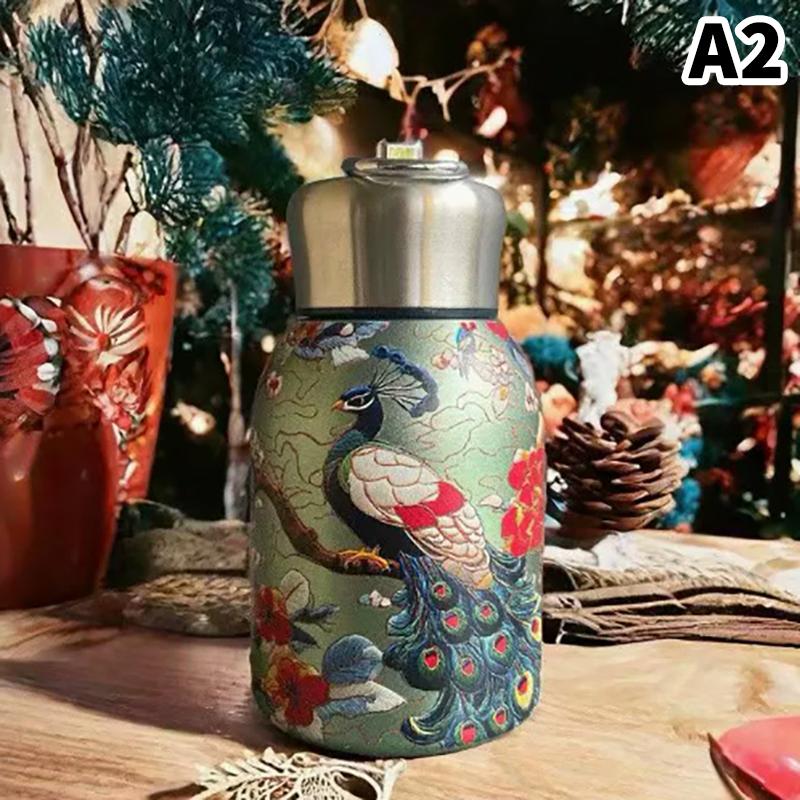 316 Edelstahl Isolierbecher 300ml Auslaufsicher Kaffeetasse Langlebig Tragbar Schlank Isolierte Thermos-Kaffeetasse Wasserflasche