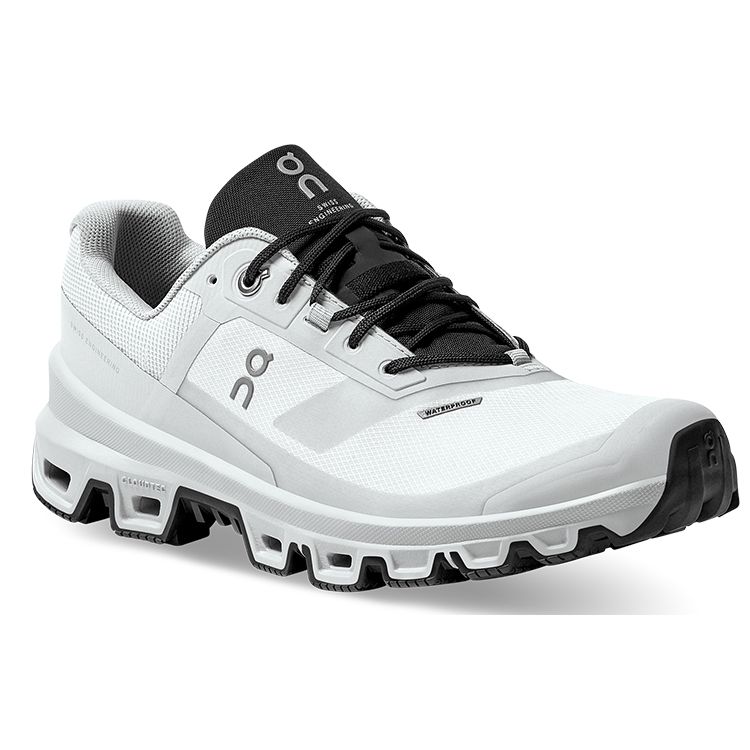 ON Cloudventure Wodoodporne Glacier Damskie Sneakersy Białe Czarne 32.99247