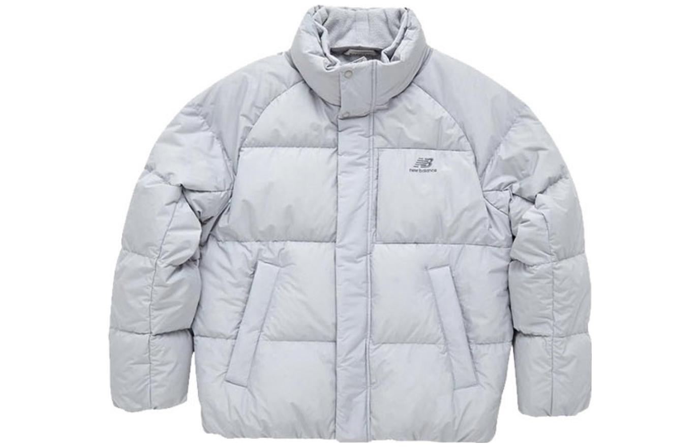 New Balance Down Jacket Unisex Light Gray NBNPB41013-LG M
