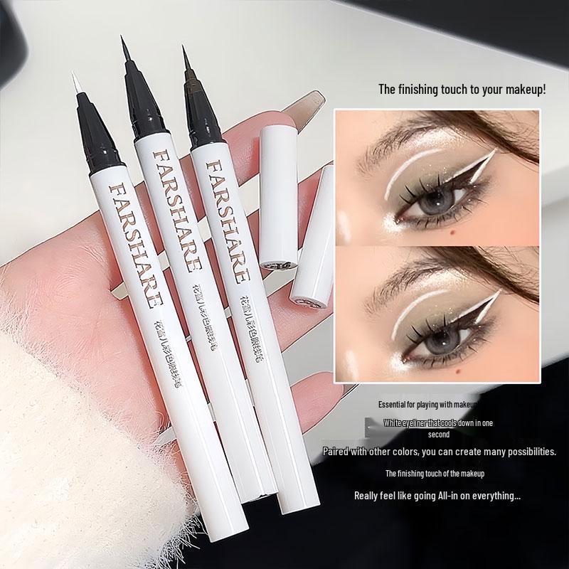 Huaxueer Quick-Dry Waterproof Smudge-Proof Ultra-Fine Eyeliner for Long-Lasting Coloration In Cosplay & Stage Makeup