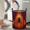 Collapsible Laundry Basket Large Round Waterproof Fabric Hamper Dirty Clothes Storage Bin Toy Organizer with Handles