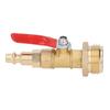 Brass Winterize Blowout Adapter 1 4in Male Quick Connector 3 4in Male GHT Thread Garden Irrigation Joints for RV Yachts