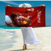 Custom Name Ultra-Soft Beach Towel with The Gruffalo Theme,Ideal for Pool - Camping, Diving - Perfect Travel Essential, Vibrant Beach Towel.