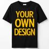 Mode Individuelles T-Shirt Maßgeschneidertes Übergroßes T-Shirt Rundhals Lässiges T-Shirt Retro Tägliche Kleidung DIY Druck Große Größe T-Shirt
