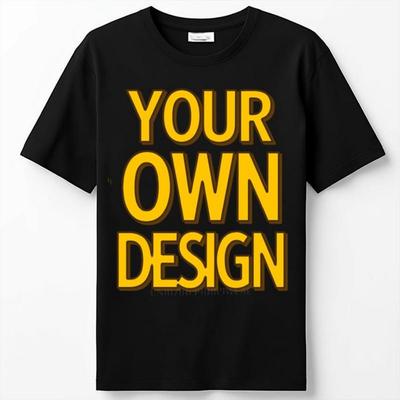 Fashion Custom Tee Shirt Tailor Made Oversized Tshirt ONeck Casual Tee Retro Daily Wear Diy Print Big Size Tee Shirt