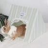 Floral Print Cozy Sleeping Tent Soft Cotton Bottomless Hideout Hamster Cage  For Rabbits Guinea Pig