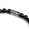 aurora 9mm Natural Jet Necklace and Earrings Set (2-Piece Set, Jet Black) Made in Japan