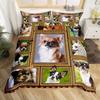 Dog Puppy Down Comforter Set Bedding Set 3-piece Cover Set