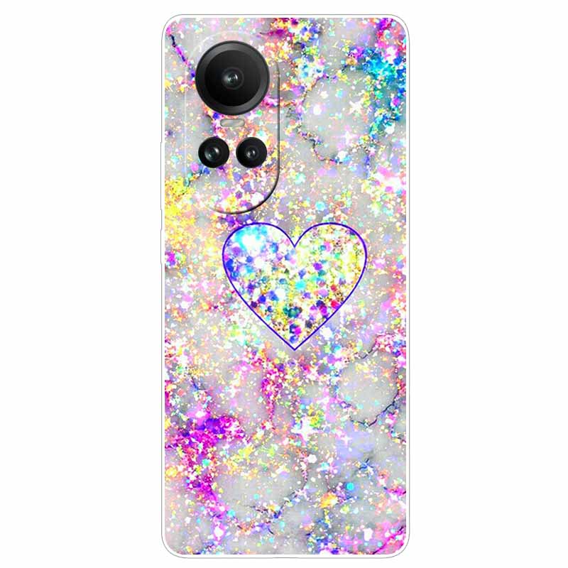 

Cover For OPPO Reno 10 5G Case Protective TPU Soft Silicone Funda for Oppo Reno10 Pro 5G Global Phone Cases Flower Printing 6.7 Reno 10 5G