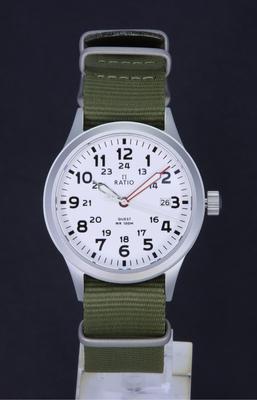 Reloj de pulsera Quest para hombre con correa de nailon y zafiro, cuarzo RTQ025 100 m, edición Lewis y Clark