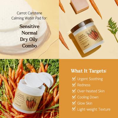 Carrot Carotene Calming Water Pad 60pads