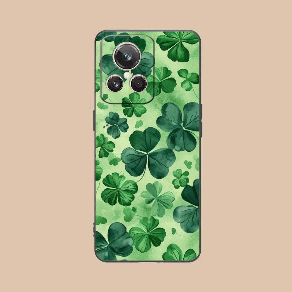 

Saint Patrick s Day Mobile Phone Case for Realme 15 14 13 12 11 10 9 Pro Plus T i Lite 5G Colorful Printing Cover Pretty Luxury realme 9i 5G