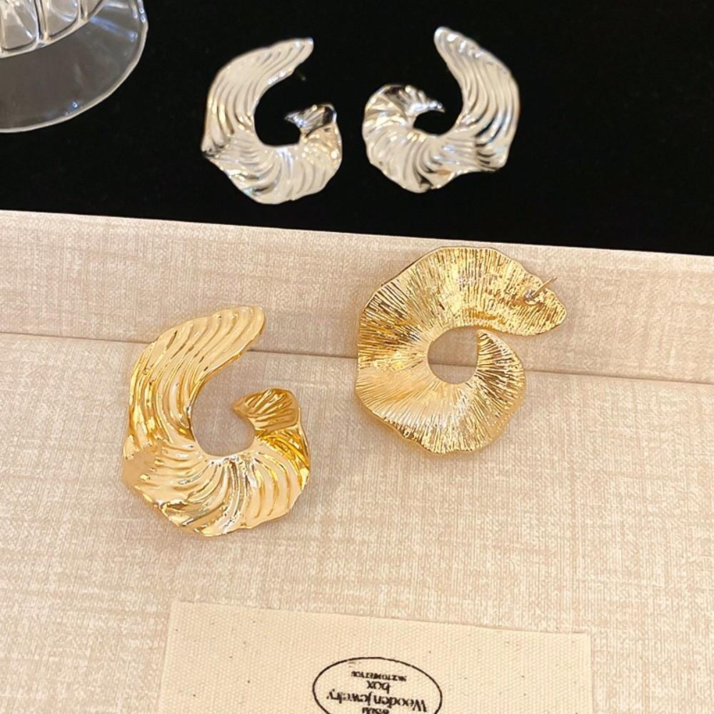 Ear Jewelry Geometric Patterns Earrings Exaggerated Zinc Zinc Alloy Stud Earrings  Party Decoration