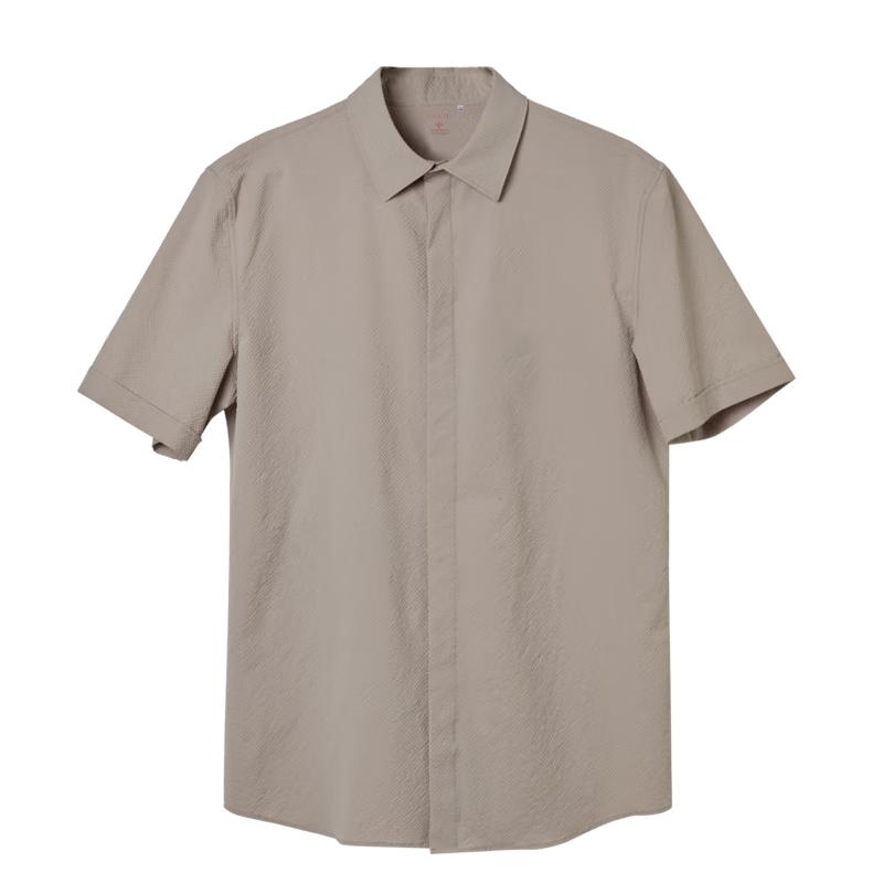 Мужская рубашка VICUTU с коротким рукавом в стиле business casual L (175/96B)