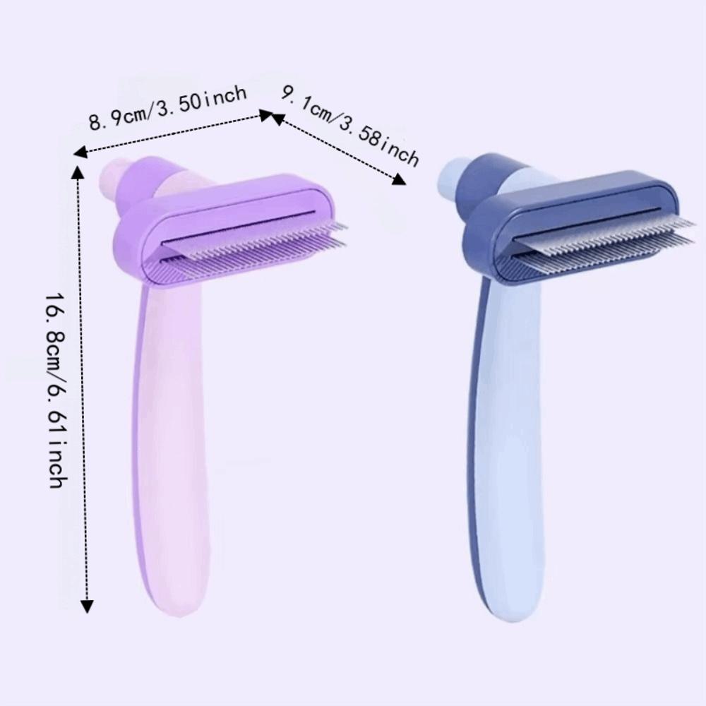 Rotatable Pet Hair Removal Comb Round Steel Pins Cat Dematting Comb Dog Hair Remover  For Cats
