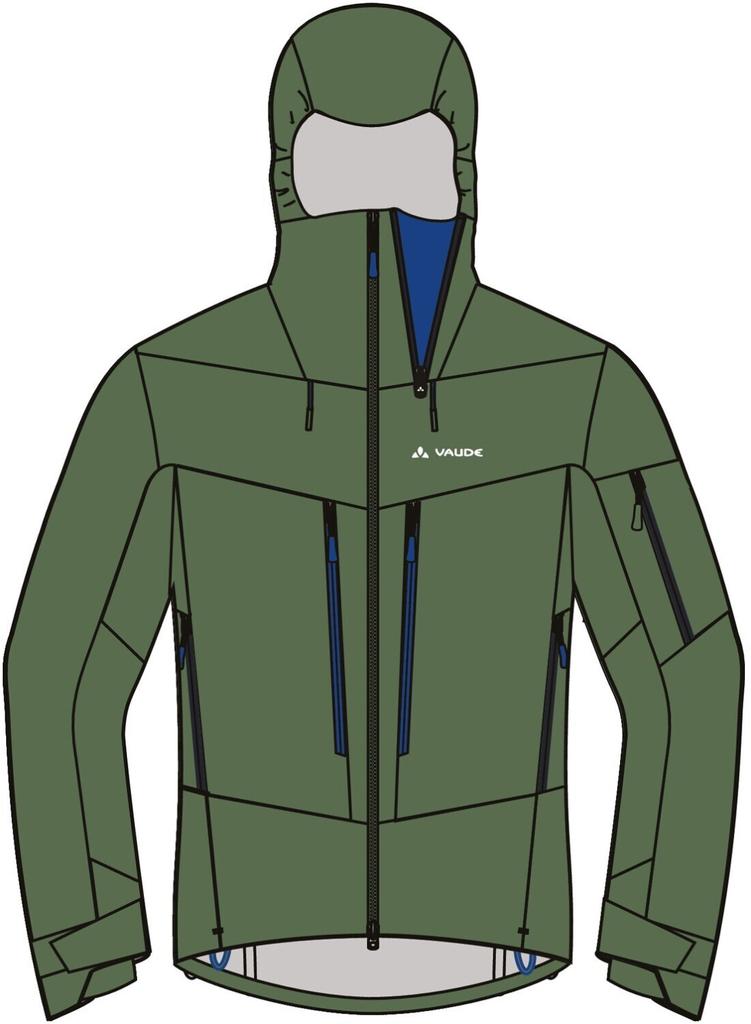 Jacket VAUDE Men's Jacket Monviso 3L Jacket Monviso 3L Jacke Herren (42531) Woodland