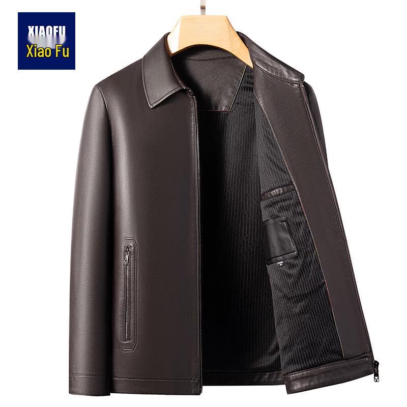 Pánská stylová kožená bunda na podzim/zimu