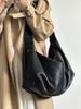Big Dumpling Bag Shoulder Bags Women Large  Shopper Bag Solid Color Quality Soft Leather Crossbody Handbag Lady Travel Tote Bag
