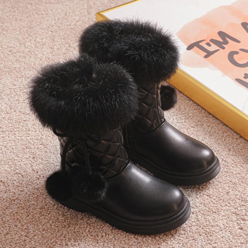 

Детские зимние сапоги, зимние детские сапоги, детские сапоги-принцессы на меху для детей среднего возраста, детские хлопковые сапоги, полусапоги 33