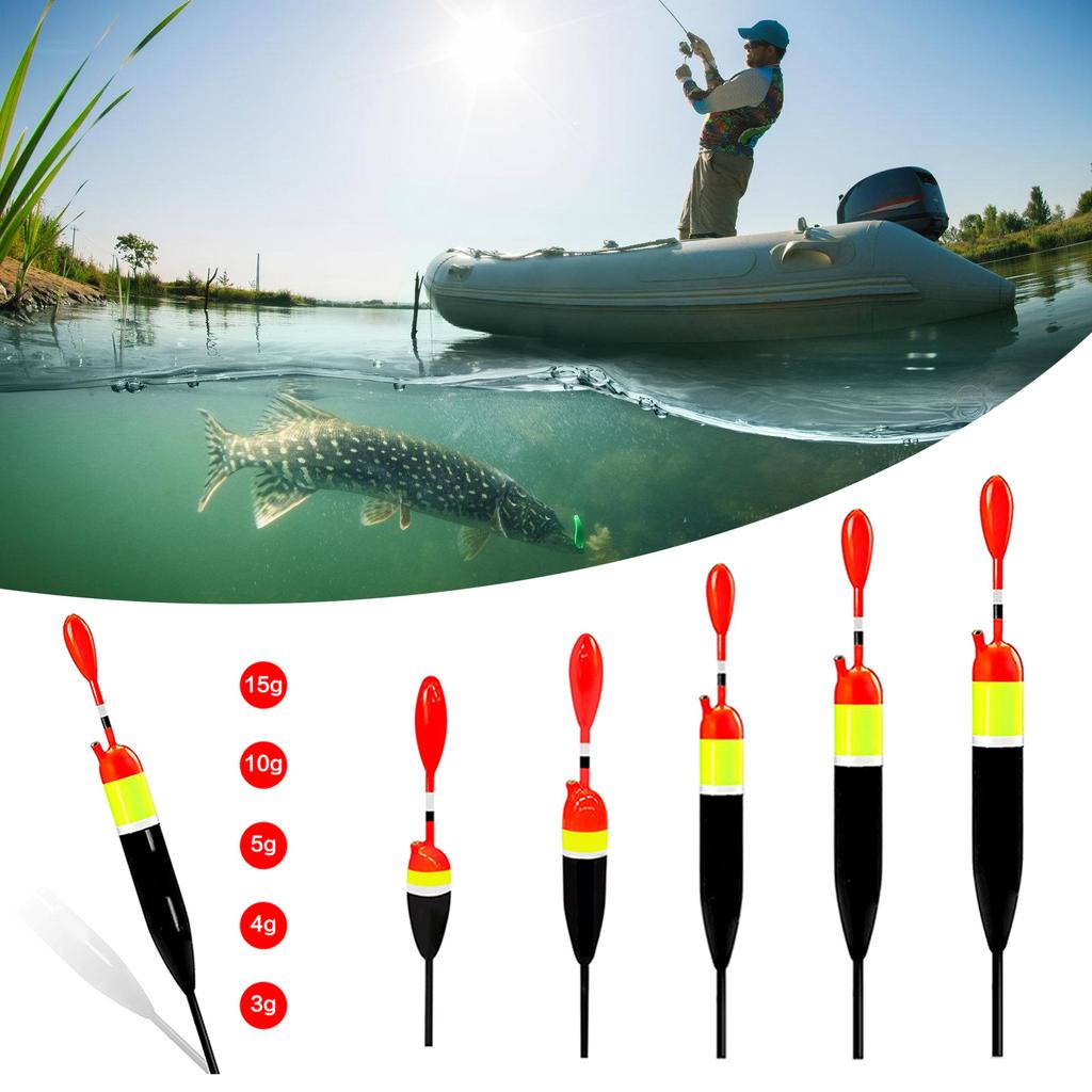 5 stücke Slip Bobbers für Salzwasser Süßwasser Angeln Balsa Posen Angel Posen und Bobbers Crappie Forelle Angeln Bobbers