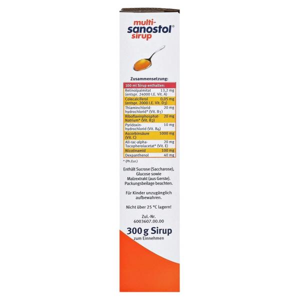 Sanostol Multivitamin Syrup 300g