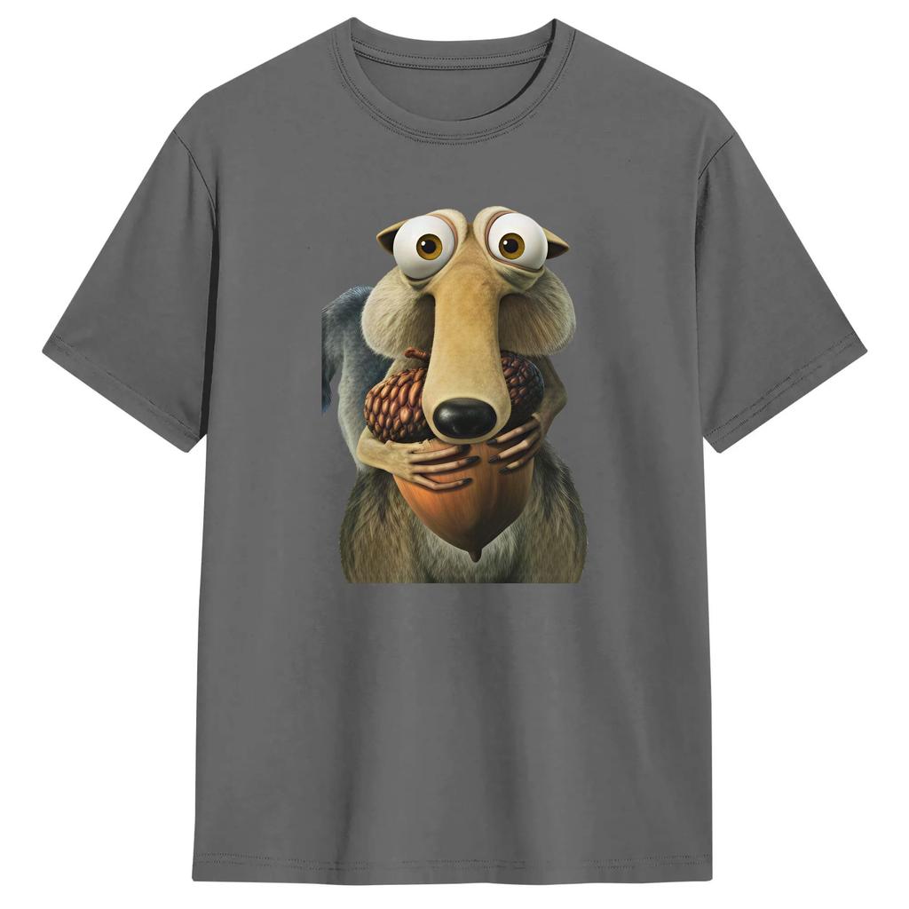 T-shirt IceAges Unisex Tempo Libero Cotone Puro Magliette Girocollo Manica Corta T-shirt Abbigliamento Classico