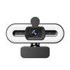Webcam Full HD 1080P 2K 4K pentru PC Laptop cu Autofocus, Streaming Live Flexibil cu Microfon, Transmisiune Live și Lumină