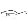 Light-Sensitive Color-Changing Reading Glasses, Automatic Zoom Glasses, One Mirror Multi-Purpose Business Half-Frame Glasses, Anti-Blue Reading Glasse