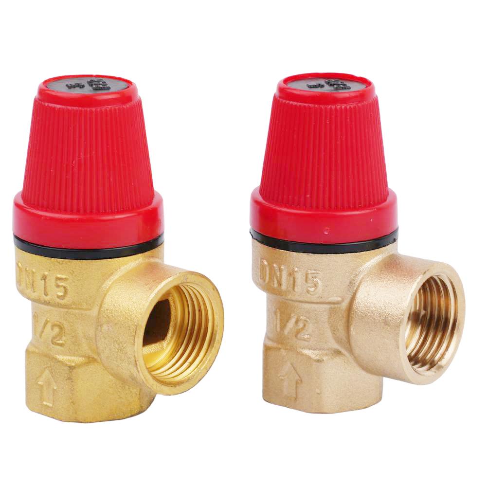 Diaphragm Brass Safety Valve /2 Inch Drain Relief Switch Pressure Level 3 Bar To 7 Bar Drain Valve For Solar Water Heater