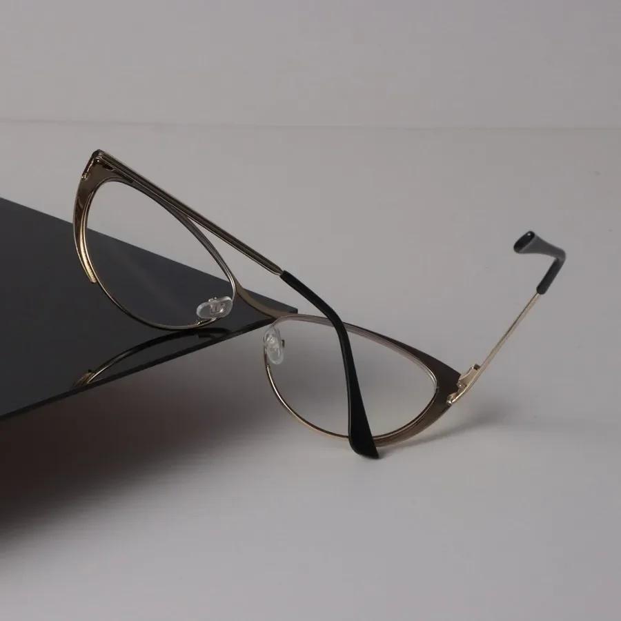 Luxury Cat Eye Frame Eyeglass Women Men Minimalist Transparent Glasses Cool Clear Lens Frame Glasses